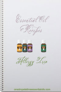 Essential Oil Allergy Trio Recipe