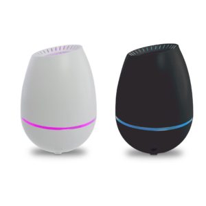Giro - Compact, Silent Essential Oil Diffuser w/LED changing lights