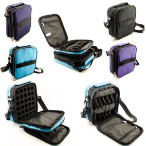 Versatile Essential Bottle Carry Travel Case - Holds 42 Bottles with handle and shoulder strap (up to 15ml)